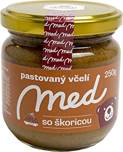 Kvetový pastovaný med so škoricou 250g